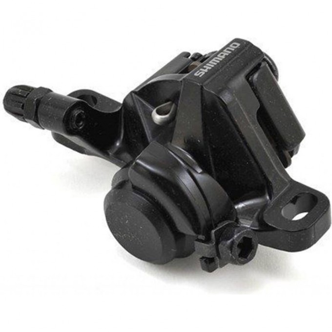 Калипер механический SHIMANO BR-M375, ЧЕРН, ПЕР. ИЛИ ЗАДН., ПЛАСТ. КОЛ, POST M. EBRM375MPRL
