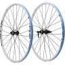 Комплект колес SHIMANO MT15, 29'', C.LOCK, НА 9-10СК, QR, ЦВ. БЕЛЫЙ С ЗЕЛЕНЫМ EWHMT15AFR9WE