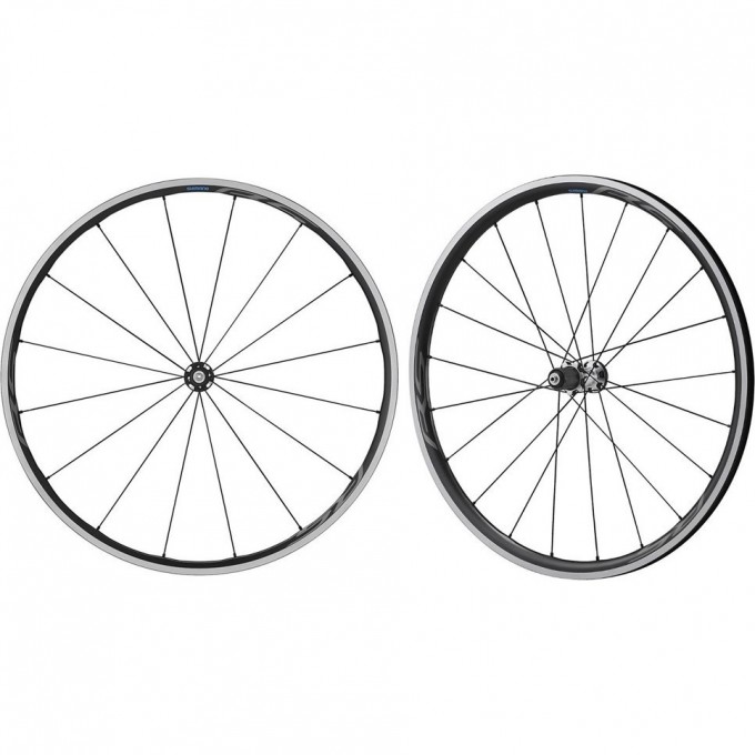 Комплект колес SHIMANO RS700, ПЕР. ЗАДН, 10-11СК, КЛИНЧЕРН., ЦВ. ЧЕРНЫЙ EWHRS700C30FRL