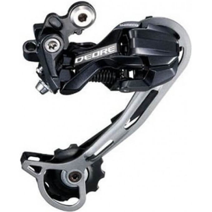 Переключатель задний SHIMANO DEORE, M592, SGS, 9 скоростей, черный, SHADOW IRDM592SGS