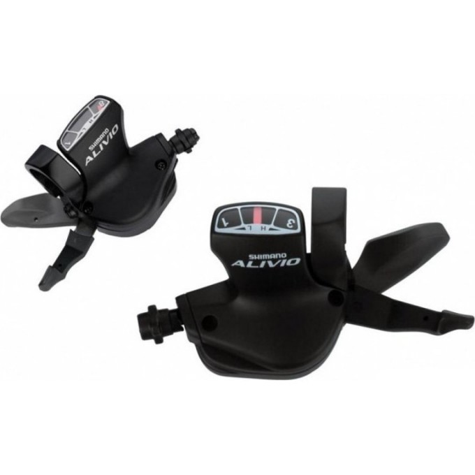 Шифтер SHIMANO ALIVIO, M4010, левый, 2 скорости, трос 1800 мм ESLM4010LB