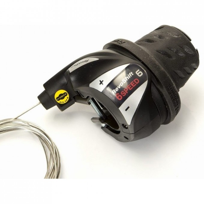 Шифтер SHIMANO TOURNEY, RS36, правый, 6 скоростей, трос 2050мм, без упаковки ASLRS36R6AP