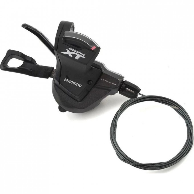 Шифтер SHIMANO XT, M8000, правый, 11 скоростей. трос с оплеткой ISLM8000RAP2