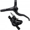 Тормоз дисковый SHIMANO MT400, BL(ЛЕВ)/BR(ПЕРЕДН), ПОЛИМЕР. КОЛОДК., 1000ММ, ЦВ. ЧЕРНЫЙ EMT400KHFPRA100
