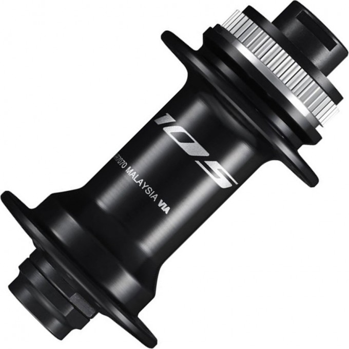 Втулка передняя SHIMANO 105, R7070, 32 отверстия, 10/11 скоростей, CENTER LOCK, под полую ось 12 мм, OLD 100 мм EHBR7070BL