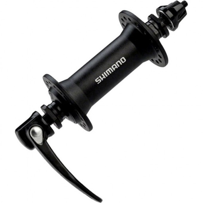 Втулка передняя SHIMANO ALIVIO, T4000, 36 ОТВ, QR, ЦВ. ЧЕРНЫЙ EHBT4000AL