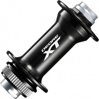 Втулка передняя SHIMANO DEORE XT, M8010, 36 отверстий, без оси 15 мм, C.LOCK, OLD: 100 мм