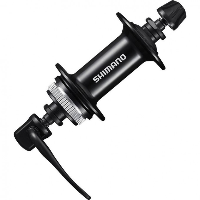 Втулка передняя SHIMANO MT200, 36 отверстий, OLD:100 мм, QR, под диск C.LOCK, черный EHBMT200A