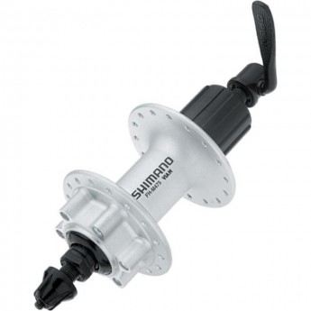 Втулка задняя SHIMANO M475, 36 отверстий, 8/9 скоростей, 6-болт, QR 166 мм, серебристый