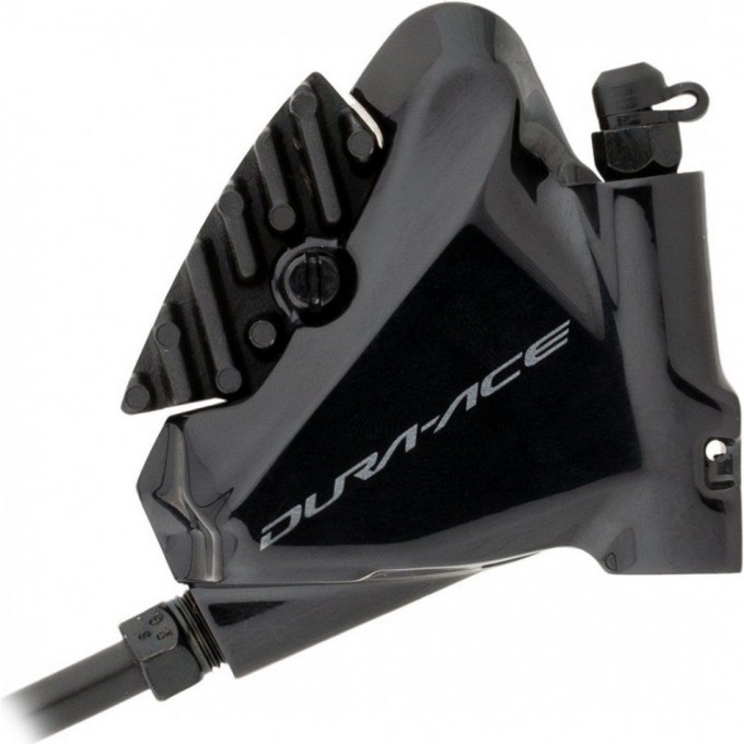 Калипер гидравлический SHIMANO R9170, задний, FLAT MOUNT, без адаптера, полимерные колодки L02A с кулером, с болтами 25 мм IBRR9170R1RF