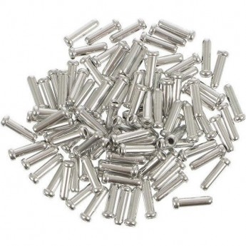 Концевик SHIMANO алюминиевый для троса переключателя, 100 штук, Y62098030