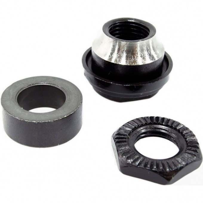 Конус велосипедный SHIMANO, к FH-M525A/M529, левый, с гайкой, шайбой, Y3SX98020