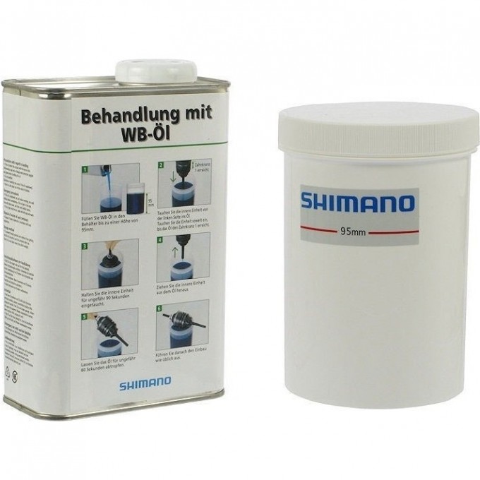 Набор для обслуживания планетарных втулок SHIMANO, масло 1л и погружной сосуд Y00298010