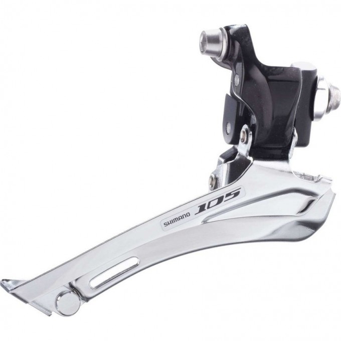 Переключатель передний SHIMANO 105, 5700, черный на упор, для 2x10 скоростей IFD5700FL