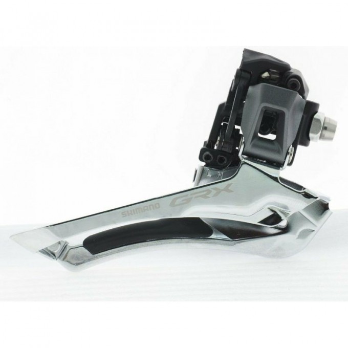 Переключатель передний SHIMANO DEORE, M618-H, для 2x10, верхний хомут (34,9 с адаптером 28.6/31.8), универсальная тяга, черный IFDM618HX6