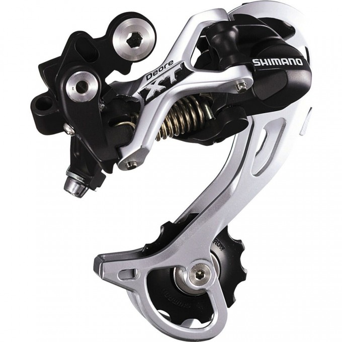 Переключатель задний SHIMANO XT, M772, SGS, 9 скоростей Top-N, Shadow IRDM772SGS