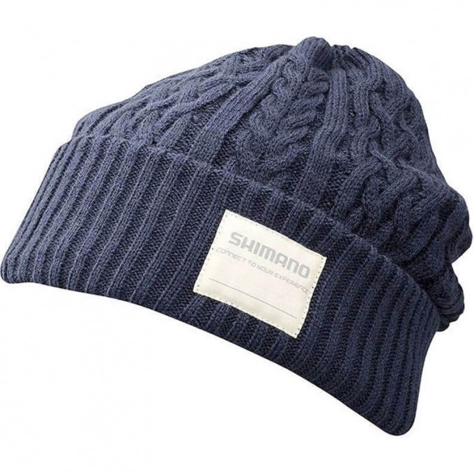 Шапка SHIMANO KNIT WATCH INDIGO REGULAR SIZE CA084QID