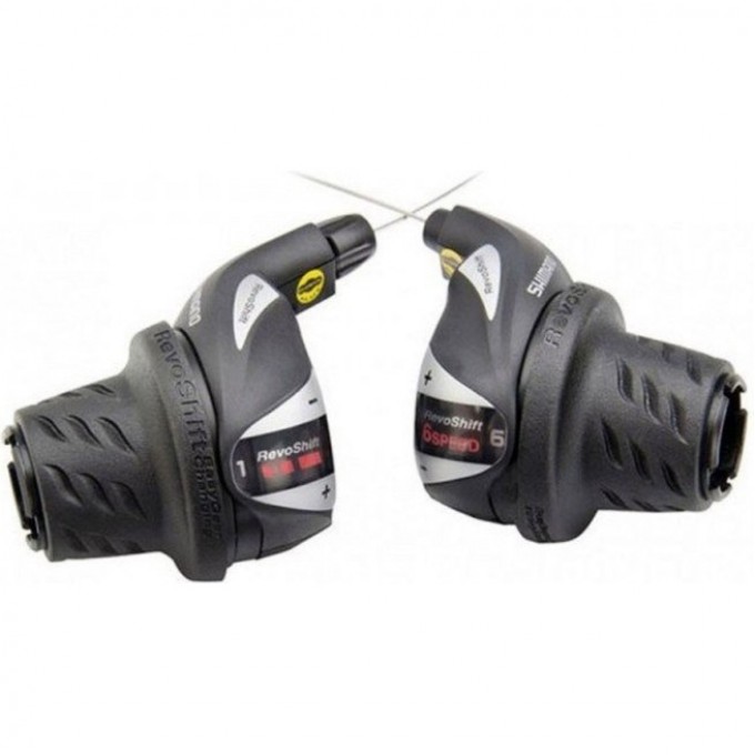 Шифтер SHIMANO TOURNEY, RS36, левый/правый, 3x6 скоростей, трос+оплетка ESLRS36P6A