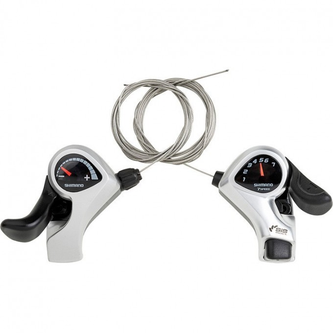 Шифтер SHIMANO TOURNEY, TX50, левый/правый 3x7(SIS) скоростей, трос+оплетка ESLTX50P7SAT