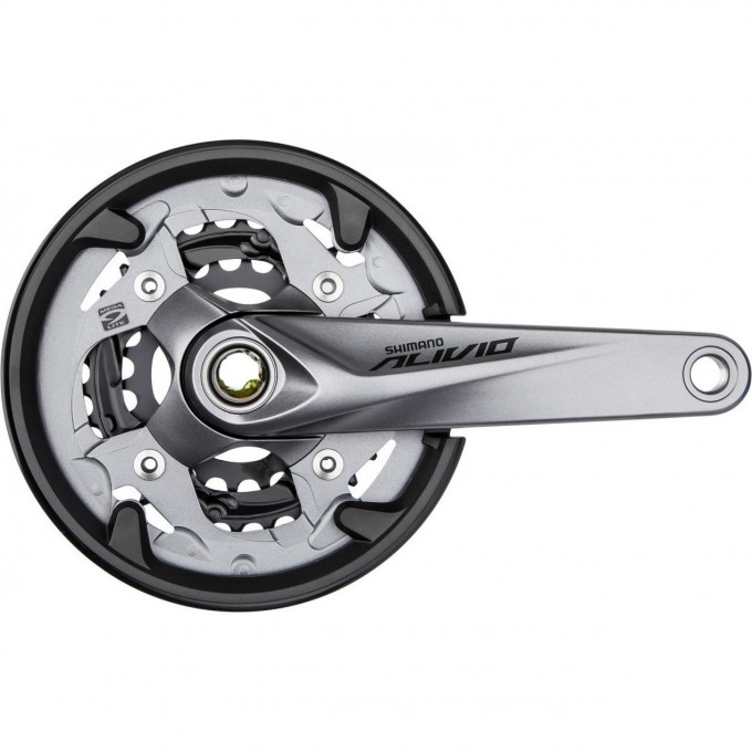Система SHIMANO ALIVIO, M4050, 9 скоростей, 175 мм, интегрированный вал, с защитой, 40/30/22T EFCM4050EX002C