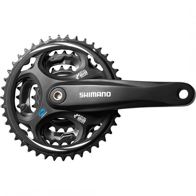 Система SHIMANO ALTUS, M311, 175 мм, квадрат, 48/38/28T, черный EFCM311E888XL