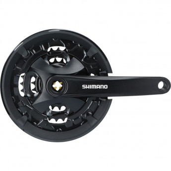 Система SHIMANO ALTUS, MT101, 175 мм, для 3X9 скоростей, квадрат, 40/30/22 черный