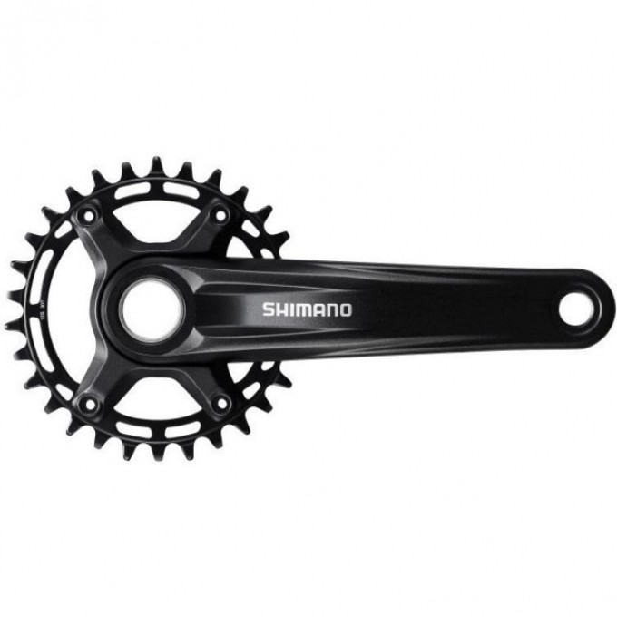 Система SHIMANO DEORE MT510-1, 12 скоростей, 170мм, интегрированный вал, 34T без каретки, для CL:52мм, черный EFCMT5101CXA4L