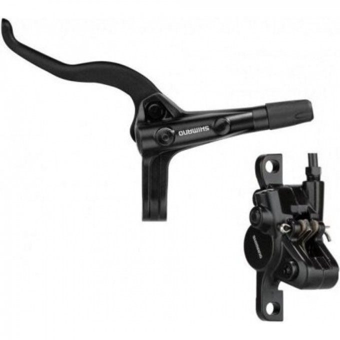 Тормоз дисковый SHIMANO BL-MT401(ПРАВ.)/BR-MT400(ЗАДН.), ПОЛИМЕРН. КОЛ., 1700ММ EMT4012KGRXRA170