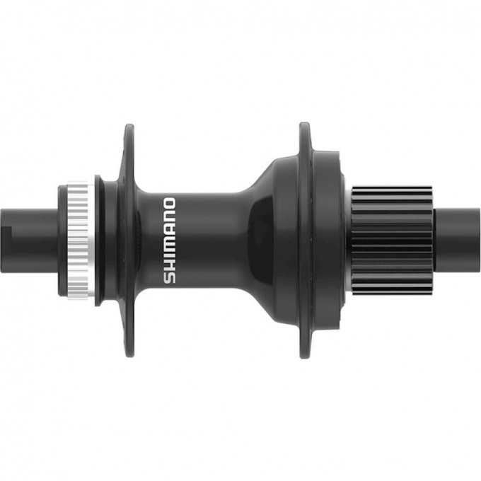 Втулка задняя SHIMANO MT410, 32 отверстий, 12 скоростей, под полую ось 12мм, OLD 142мм(без оси), черный EFHMT410B