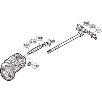 Запчасть для катушки SHIMANO OSCILLATION SET набор для бесконечного винта