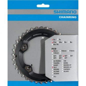 Звезда передняя SHIMANO, для FC-M7000-2, 34T-BB, для 34-24T