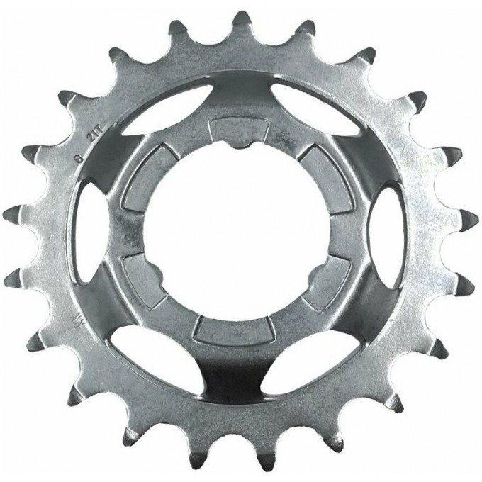 Звезда задняя SHIMANO GEAR 21T(2.3мм), цвет серебристый (DX) ASMGEAR21SP